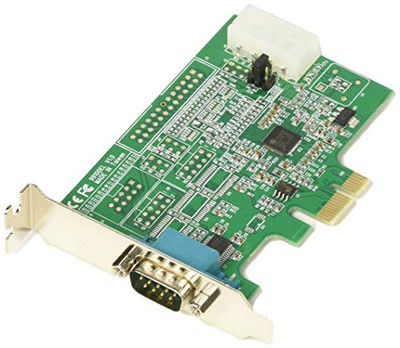 STARTECH.COM PEX1S953LP 1 PORT PCI EXPRESS RS232 SERIAL CONTROLLER CARD W/16950 UART/ASIX AX99100 - BI-D