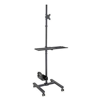 TRIPP LITE DMCS1732S MOBILE WORKSTATION TV FLOOR STAND CART HEIGHT-ADJUSTABLE 17-32IN
