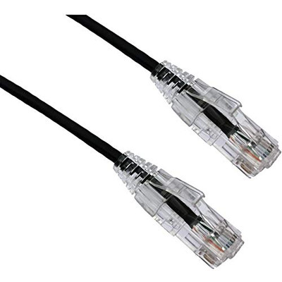 AXIOM C6ABFSB-K10-AX AXIOM 10FT CAT6A BENDNFLEX ULTRA-THIN SNAGLESS PATCH CABLE 650MHZ (BLACK)