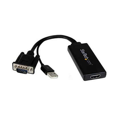 STARTECH.COM VGA2HDU CONVERT A VGA SIGNAL FROM A LAPTOP OR DESKTOP TO HDMI USB-POWERED -CONVERT VGA T