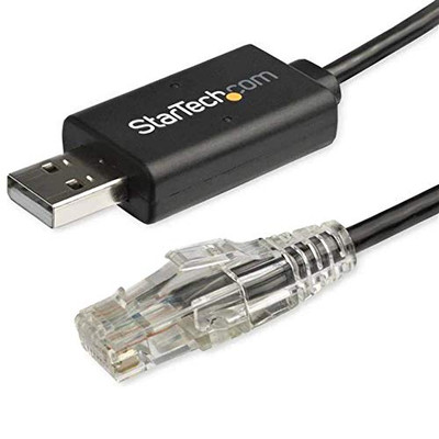STARTECH.COM ICUSBROLLOVR CONNECT 6 FT / 1.8M CISCO USB CONSOLE CABLE TO USB 2.0 EQUIPPED LAPTOP TO RJ45 P
