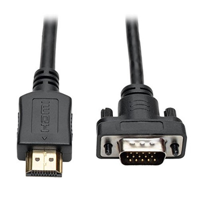TRIPP LITE P566-003-VGA HDMI TO VGA CABLE, ACTIVE CONVERTER CABLE (HDMI TO LOW-PROFILE HD15 M/M), 3-FT.