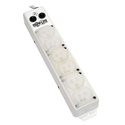 TRIPP LITE PS-615-HG-OEMRA FOR PATIENT-CARE VICINITY UL 1363A MEDICAL-GRADE POWER STRIP; 6 15A HOSPITAL-GRA