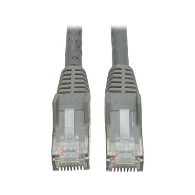 TRIPP LITE N201-035-GY CAT6 GIGABIT SNAGLESS MOLDED PATCH CABLE (RJ45 M/M) - GREY, 35-FT.