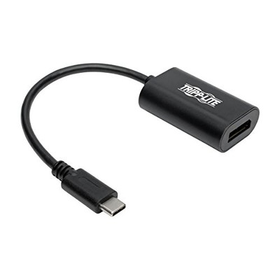TRIPP LITE U444-06N-DP4K6B USB C TO DISPLAYPORT VIDEO ADAPTER CONVERTER 4K X 2K  60HZ, BLACK, THUNDERBOLT 3