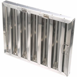 HOOD FILTER; TYPE6; ALUM;; 16X20 W/ BTM BRACKET