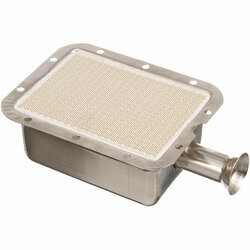 INFRA RED BURNER;8-1/4 X 5-1/8  STEEL