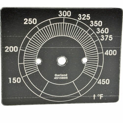 Garland 8014713 DIAL SCALE DEG F 450;