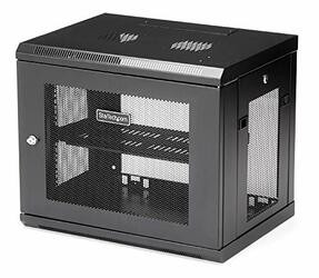 STARTECH.COM RK9WALM SECURE 9U 19IN WALL MOUNT NETWORK CABINET - ADJUSTABLE DEPTH 6-14.6IN IT/DATA/NE