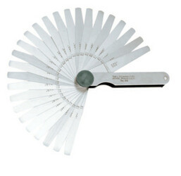 L. S. Starrett Company 681-50315 66T THICKNESS GAGE W/26