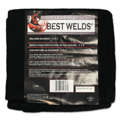BEST WELDS 902-AC2300-24-6X8BLK BW BLANKET 24OZ ACRYLICCOATED GLASS 6X8 BLACK