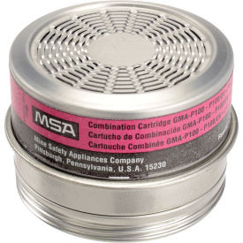 MSA Safety B2278983 MSA Comfo & #174 Respirator Cartridges, Organic Vapor, GMA-P100, 6/Pk,