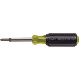 Klein Tools B332033 5-In-1 Multi-Bit Screwdriver / Nut Driver with 2 Slotted, 2 Philips, and 1 Nut Driver Tip