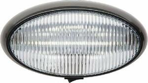 SEACHOICE590-1173 LED PORCH OVAL BLK BASE CLEAR
