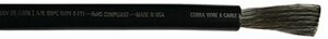 COBRA WIRE &CABLE446-A2002T07050FT 2GA BLK TINNED WIRE 50FT