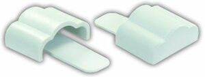 JR PRODUCTS342-49615 FULL EXTRUSION END CAP POLARWH