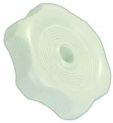 JR PRODUCTS342-20335 WINDOW KNOB W/1IN SHAFTWHITE
