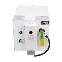 ATTWOOD MARINE698-S600W WATER HEATER 6GL REAR EXCH WHT