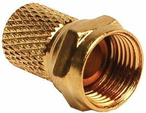 RV DESIGNER350-T283 CABLE CONNECTORS-RG6 CABLE 2PK