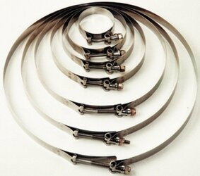 TRIDENT HOSE606-7205120L CLAMPS T-BOLT 5-1/2IN