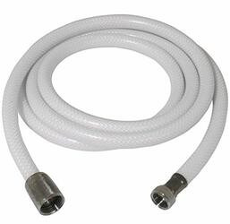 SCANDVIK390-10290 6 WHITE NYLON SHOWER HOSE
