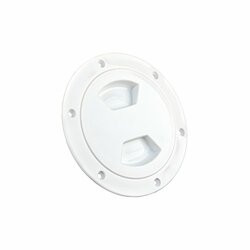JR PRODUCTS342-31005 4IN ACCES/DECK PLATE WHITE