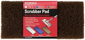 SHURHOLD658-1703 COARSE SCRUBBER PAD (2 PACK)
