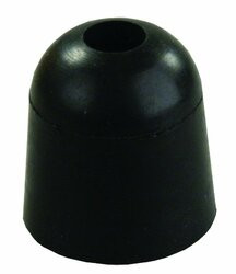 JR PRODUCTS342-11745 1IN RUBBER BUMPER BLACK