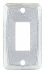 JR PRODUCTS342-128415 SINGLE FACE PLATE WHITE PK5