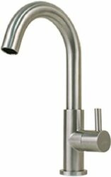 SCANDVIK390-74107 TAP NORDIC J SPOUT BRUSHED