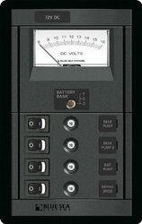 BLUE SEA SYSTEMS661-1459 PANEL 360 DC 4P SWITCH CLB +VM