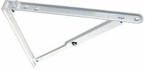 JR PRODUCTS342-20725 FOLDING SHELF BRACKET WHITE