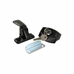 JR PRODUCTS342-11675 LOCKING DOOR LATCH BLACK