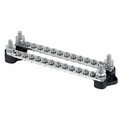 AFI/MARINCO/GUEST/NICRO/BEP969-BB12W2SDSP BUS BAR 100A - 12 WAY