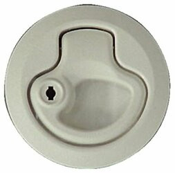 TEAK ISLE264-29203 LATCH FLUSH LOCKING BLACK