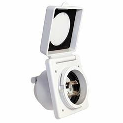 VALTERRA800-A1030INVP POWER INLET 30A WHITE CARDED