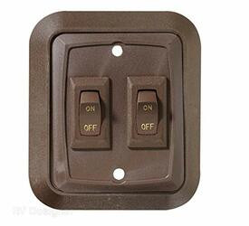RV DESIGNER350-S655 SWITCH PLATE-WALL DOUBLE