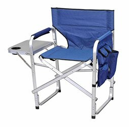 MINGS MARK INC672-SL1204BLUE DELUXE CAMPING CHAIR BLUE