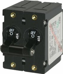 BLUE SEA SYSTEMS661-7239 CIRCUIT BREAKER AA2 40A BLACK