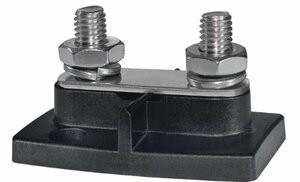 BLUE SEA SYSTEMS661-2020 BUSBAR DUAL STUD 3/8IN