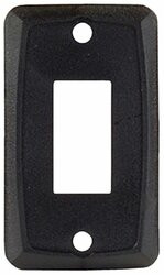 JR PRODUCTS342-128515 SINGLE FACE PLATE BLACK PK5