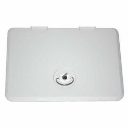 T-H MARINE232-HATL13242DP 13X24 LOCKING HATCH-POLAR WHT