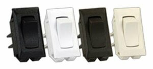 JR PRODUCTS342-133915 UNLBLD 12V ONOFF SW PLR WH PK5