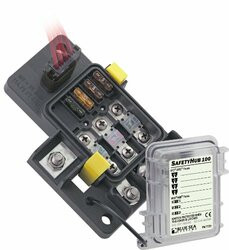 BLUE SEA SYSTEMS661-7725 FUSE BLOCK SAFETYHUB 100