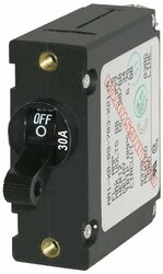 BLUE SEA SYSTEMS661-7220 CIRCUIT BREAKER AA1 30 AMP BLK