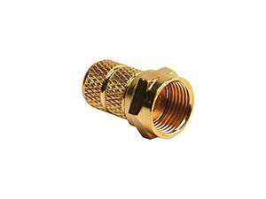RV DESIGNER350-T183 CBLE CONN RG59 GOLD 2PK