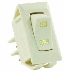 JR PRODUCTS342-12615 LABELED 12V ON/OFF SWTCH IVORY