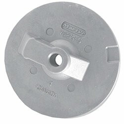 MARTYR ANODES194-CM762145Z MERC ZN TRIM TAB FLAT GEN II