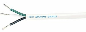 ANCOR639-133710 16/3 WHT RND TRIPLX CABLE 100