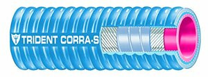 TRIDENT HOSE606-252V2004 2 BLU CORRG SIL EXH HOSE